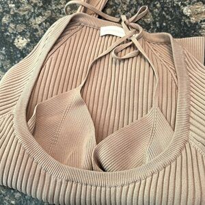 Jonathon Simkhai sweater in tan